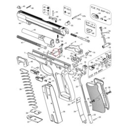 Kołek spustu competition do CZ 75 - Eemann Tech
