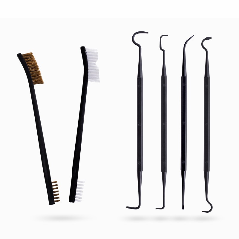 Zestaw szczotek i skrobaków do czyszczenia broni - Gat Systems