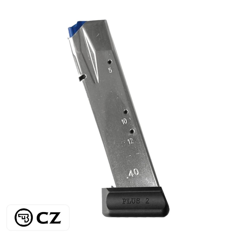 CZ Shadow 2 / CZ SP-01 – oryginalny magazynek 19-nabojowy niklowy ze stopką do pistoletów Shadow 2