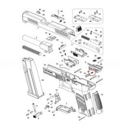  Eemann Tech - Sprężyna przerywacza (disconnector) do CZ P-10 - schemat montażowy CZ